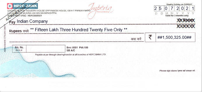 cheque printing software indian